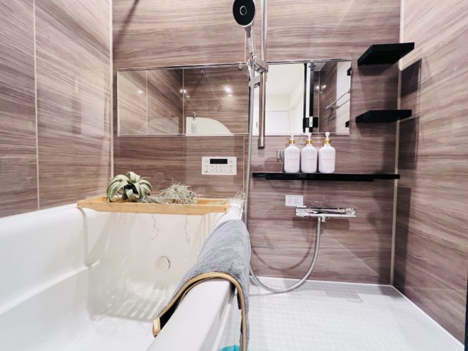 板橋区の分譲マンション・ホームステージング後の浴室