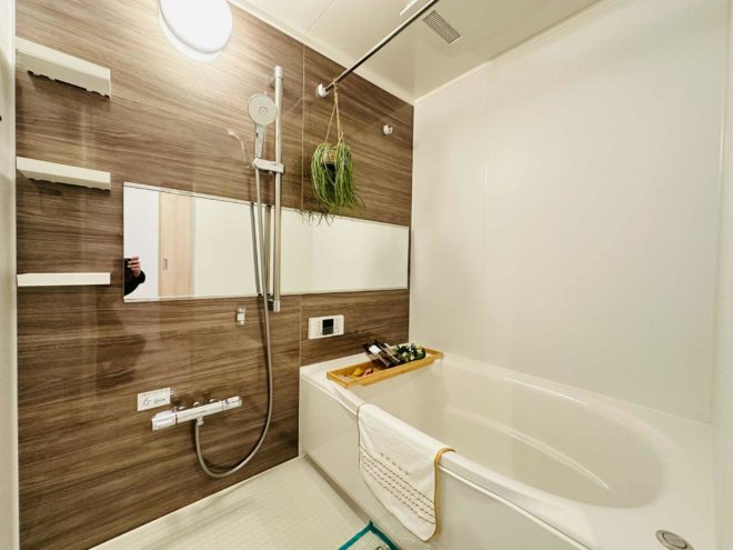所沢市の賃貸マンション・ホームステージング後の浴室